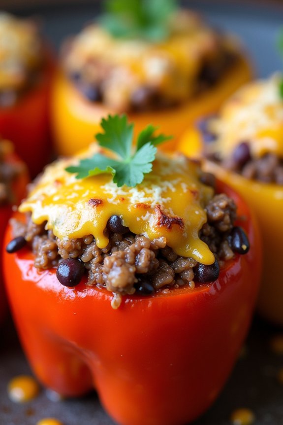 beef stuffed bell pepper recipe