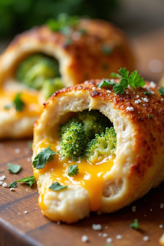 broccoli cheddar stuffed chicken