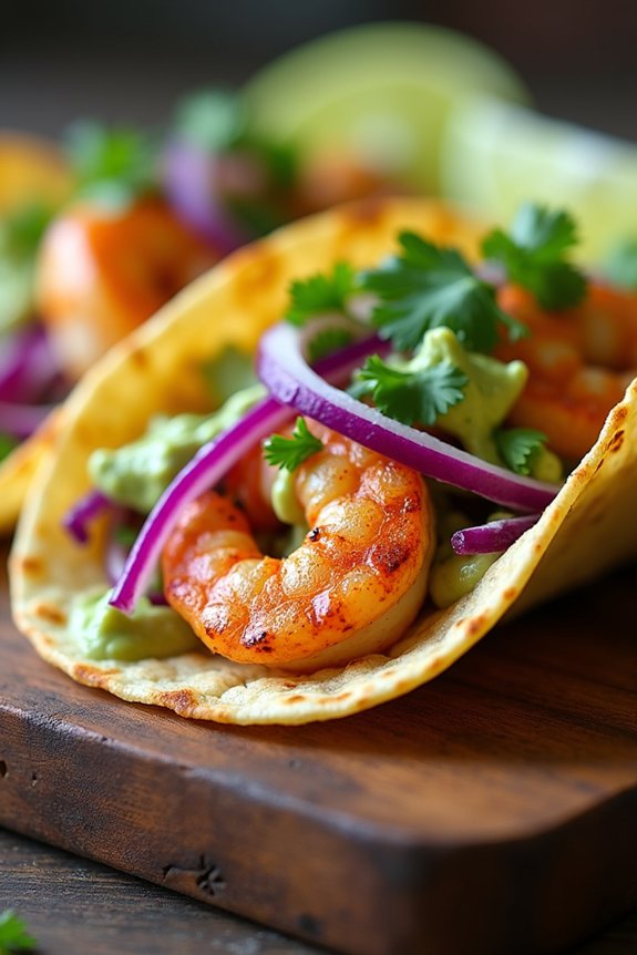 cajun shrimp taco delight