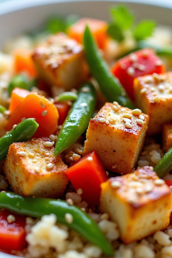 cauliflower rice stir fry recipe