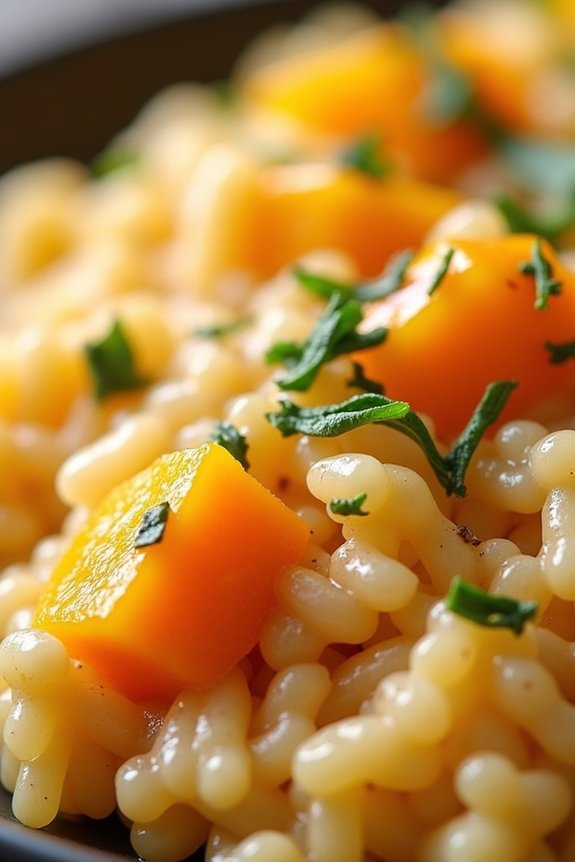 creamy butternut squash risotto