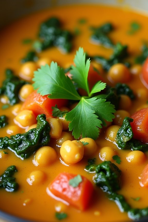 creamy coconut lentil curry