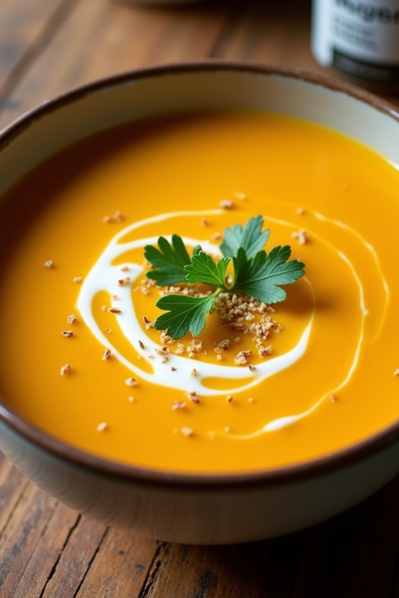 creamy vegan pumpkin soup