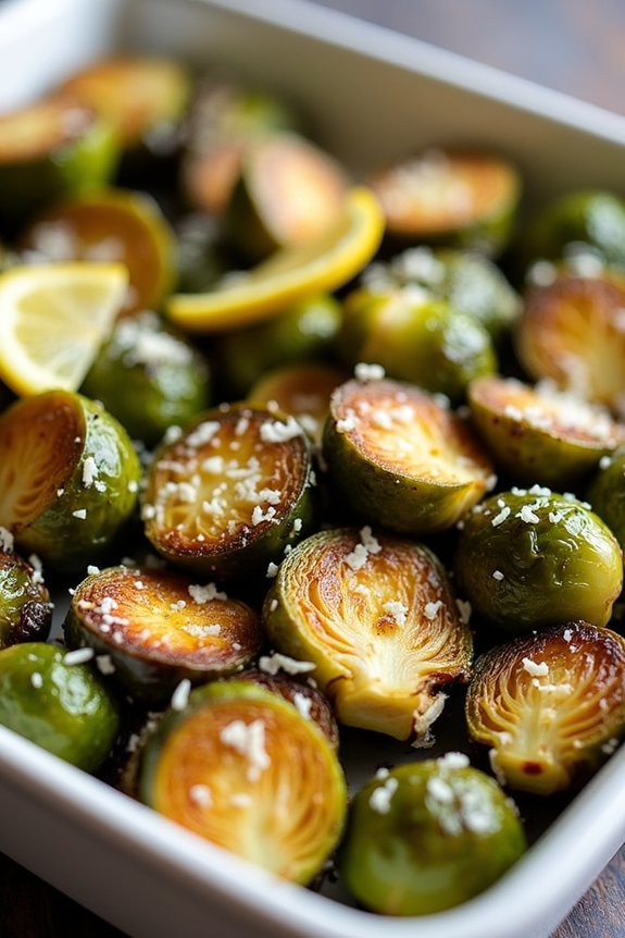 crispy air fryer brussels sprouts