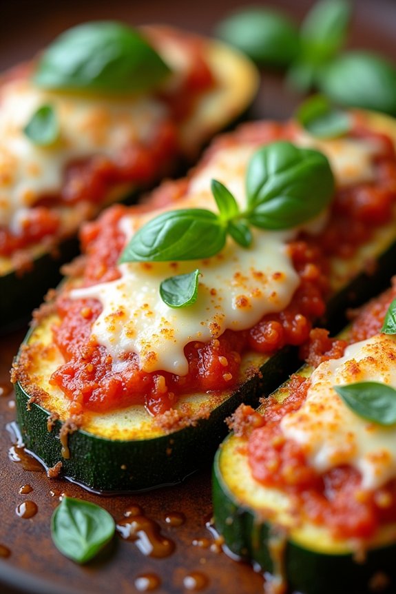 crispy baked zucchini parmesan