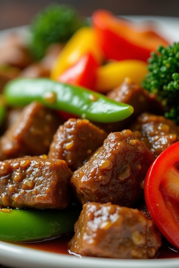 delicious beef vegetable stir fry