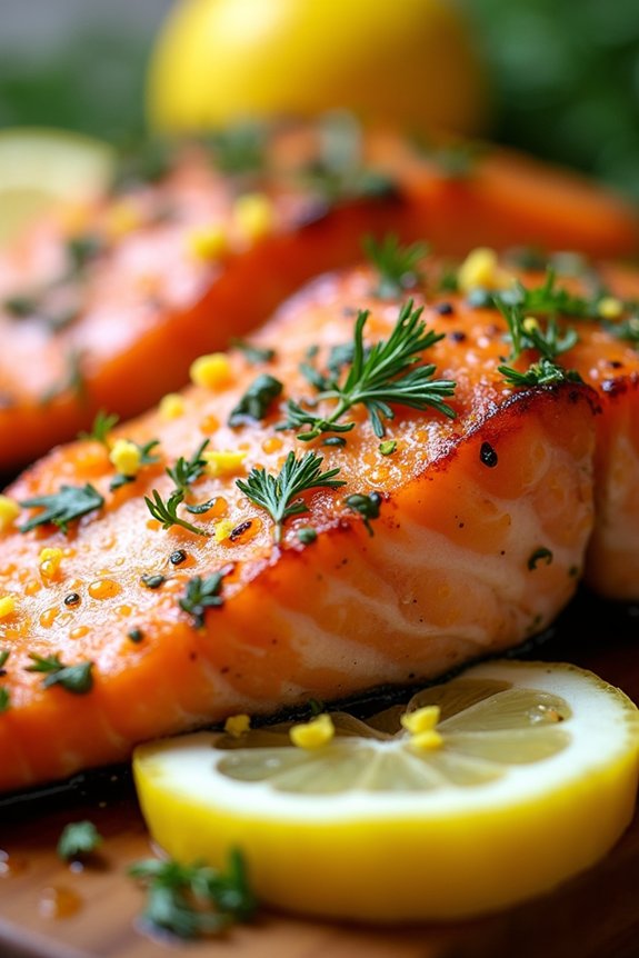 delicious lemon herb salmon