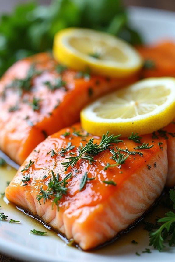 easy garlic dill salmon