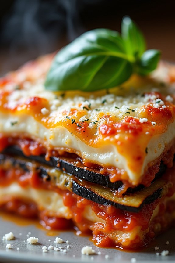 eggplant lasagna low carb delight