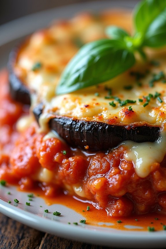 flavorful meatless eggplant bake