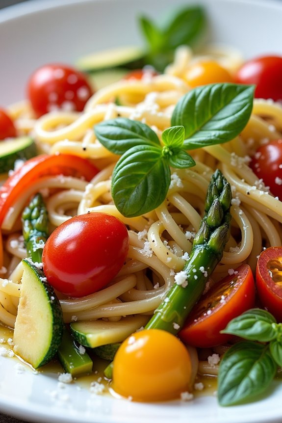 gluten free vibrant vegetable pasta