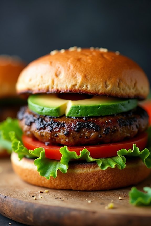 grilled portobello mushroom burgers