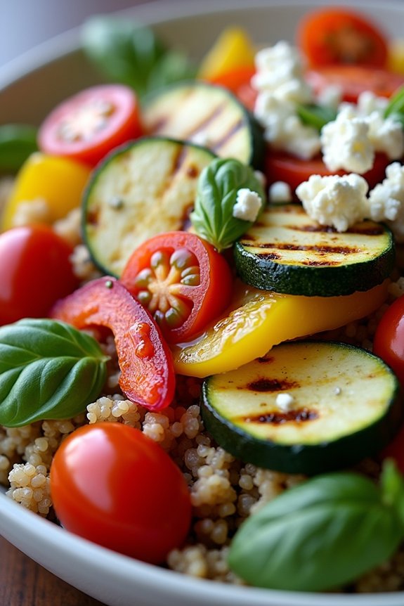 grilled vegetable quinoa salad recipe