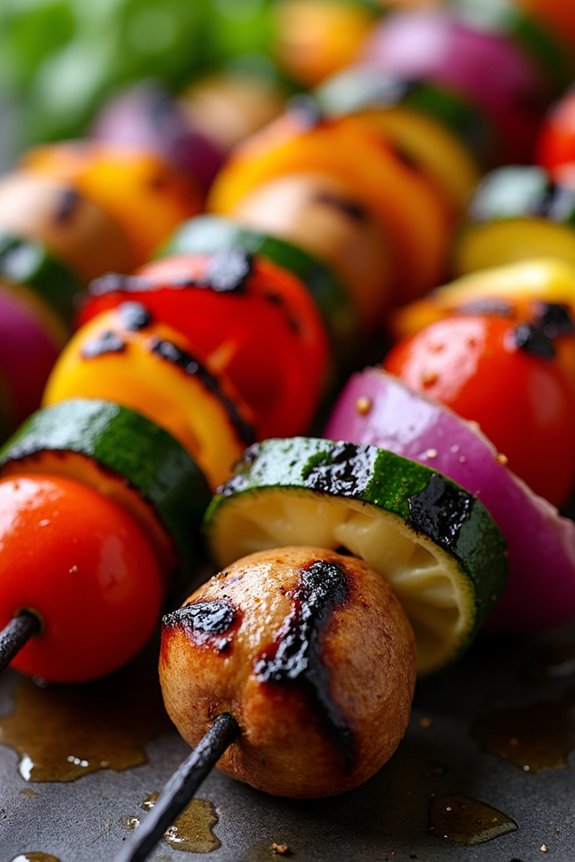 grilled vegetable skewers recipe
