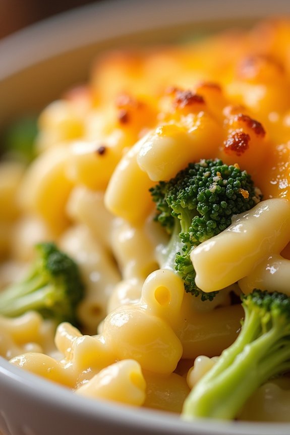 healthy cauliflower broccoli mac