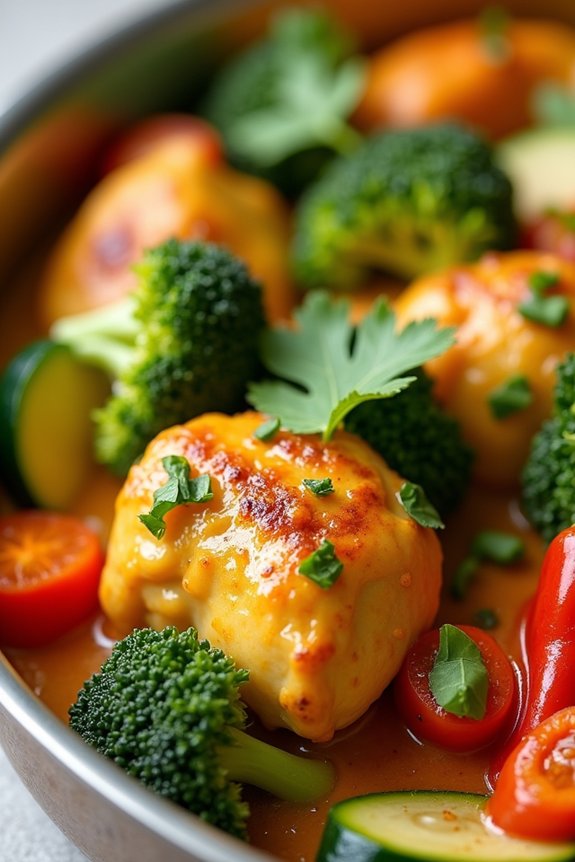 healthy chicken vegetable curry