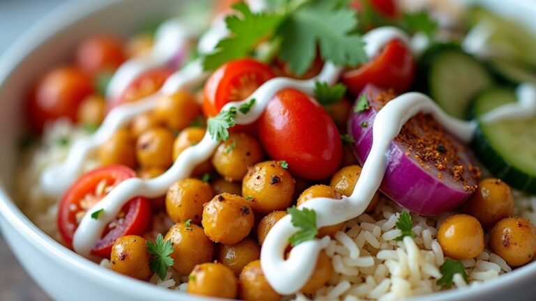 healthy dinner bowl variety