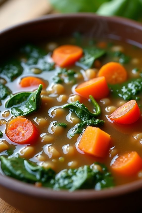 healthy flavorful lentil soup