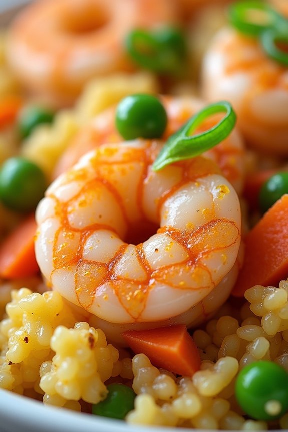 healthy shrimp cauliflower rice