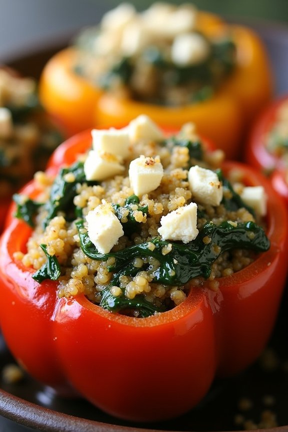 healthy stuffed bell peppers
