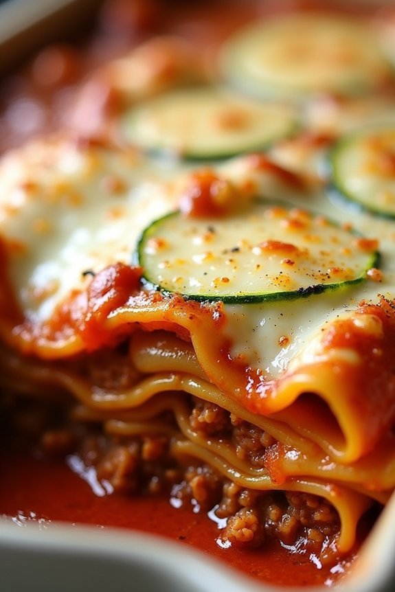 healthy zucchini turkey lasagna