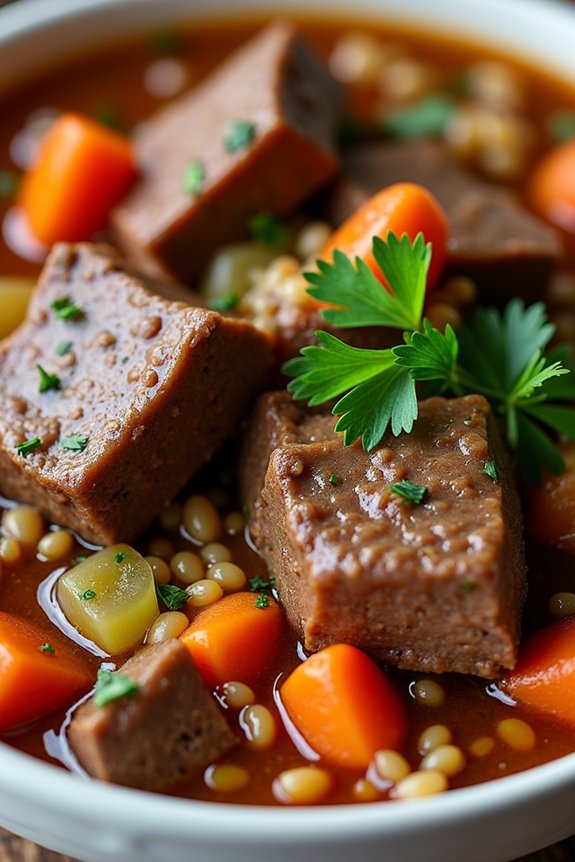hearty beef and barley stew
