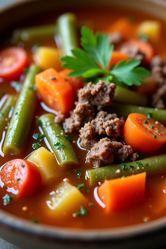 hearty beef vegetable soup