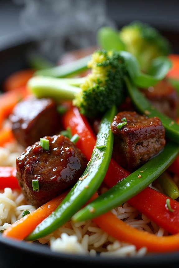 hearty beef vegetable stir fry