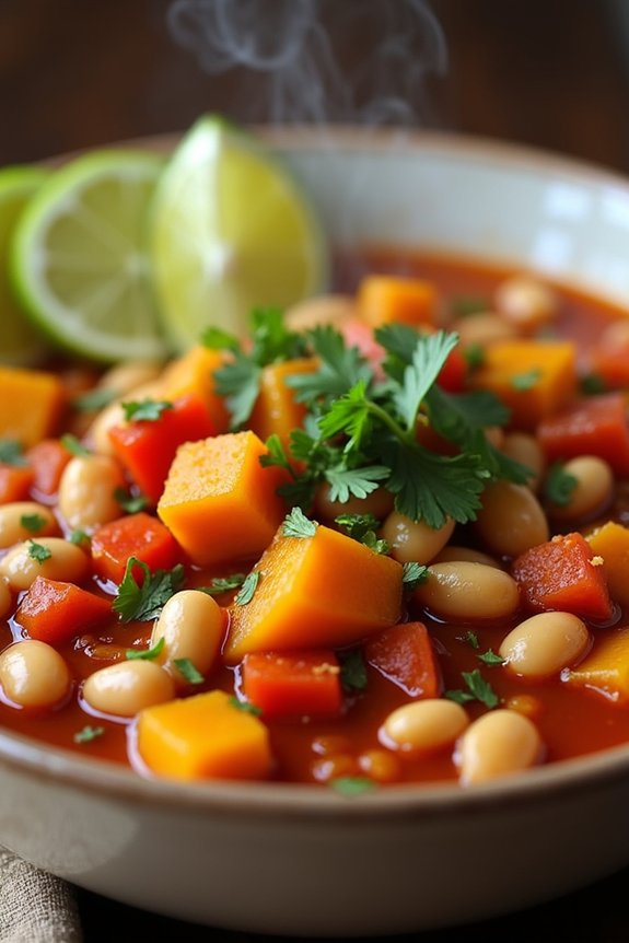 hearty butternut squash chili