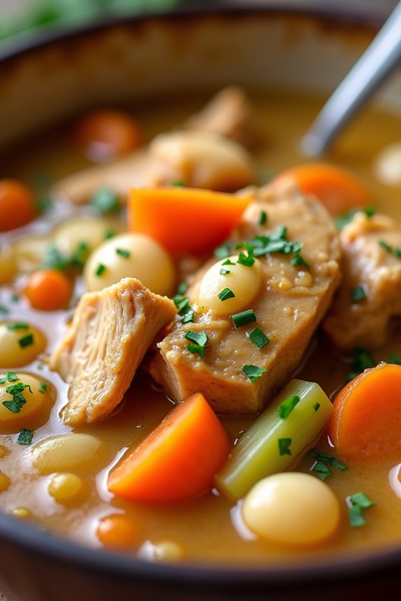 hearty chicken bean stew