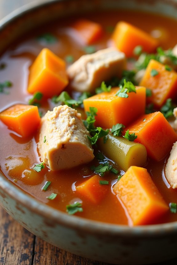 hearty healthy slow cooked stew