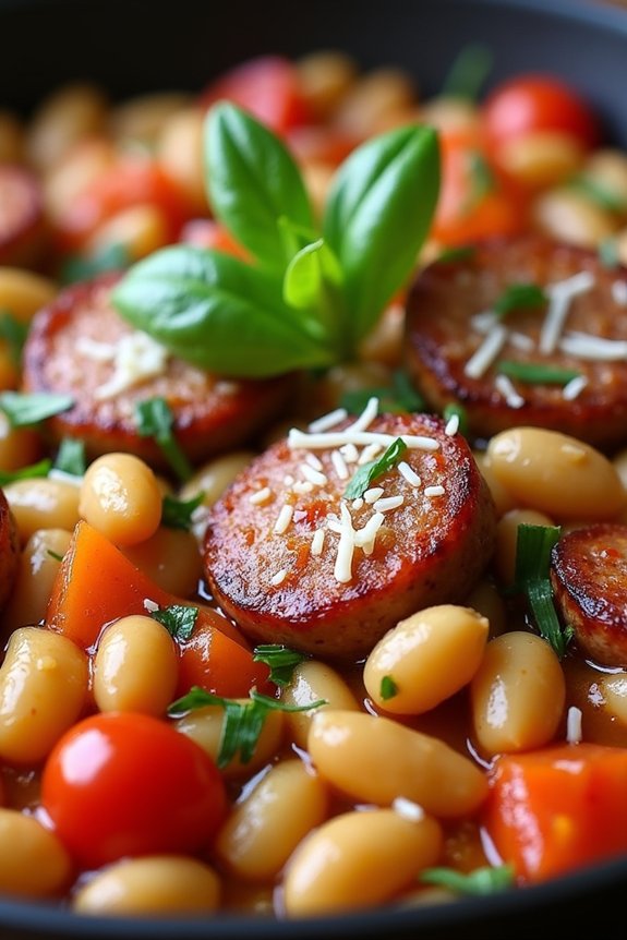hearty italian sausage skillet