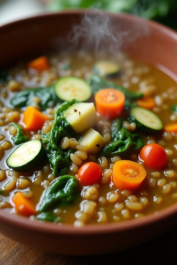 hearty lentil vegetable soup