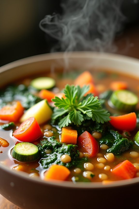 hearty lentil vegetable soup