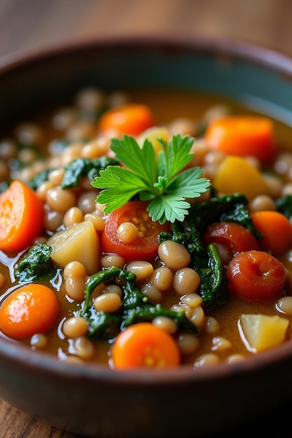 hearty lentil vegetable stew