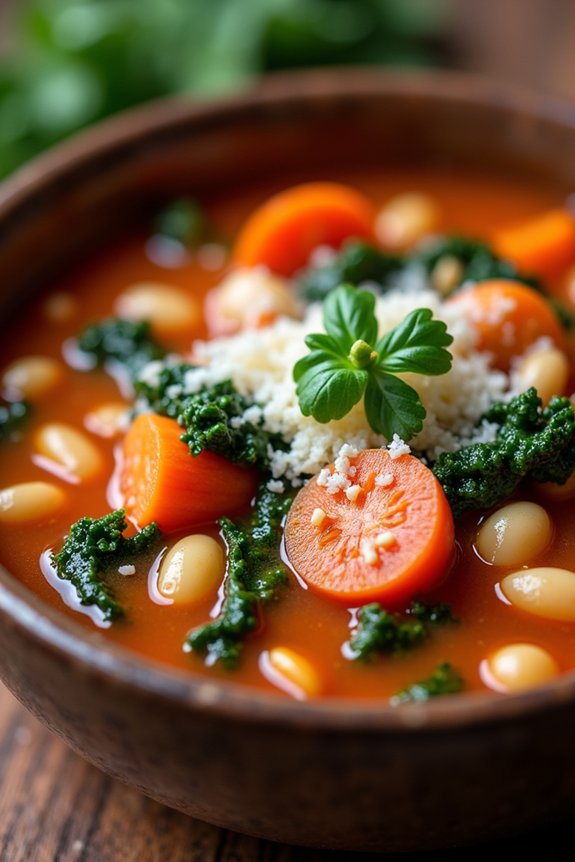 hearty nutritious vegetable soup