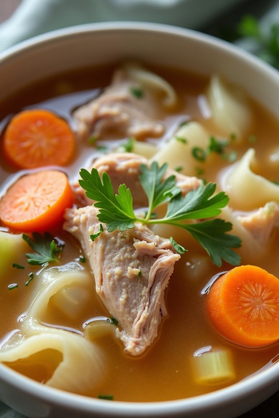 hearty pork cabbage soup