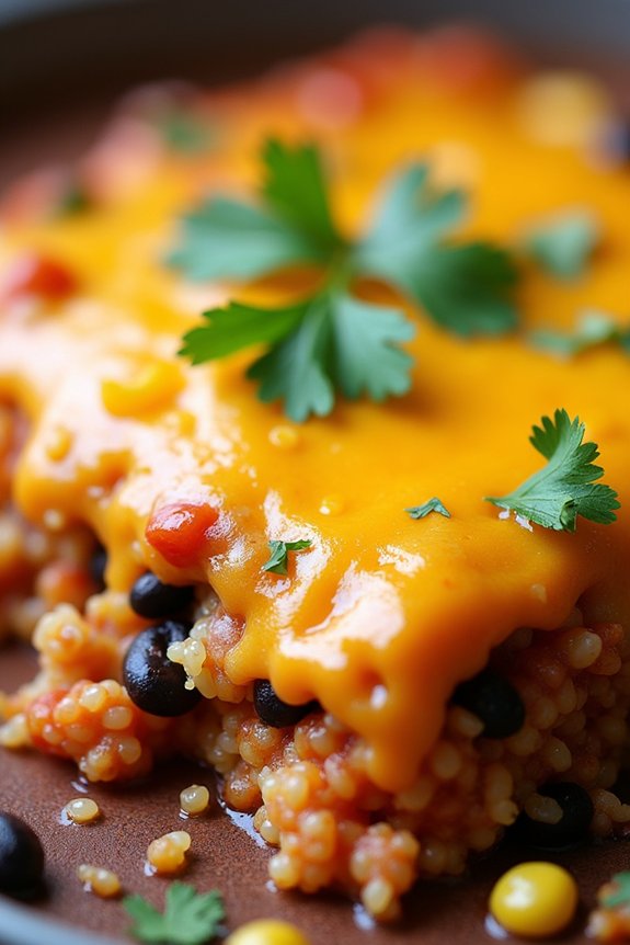 hearty quinoa black bean bake
