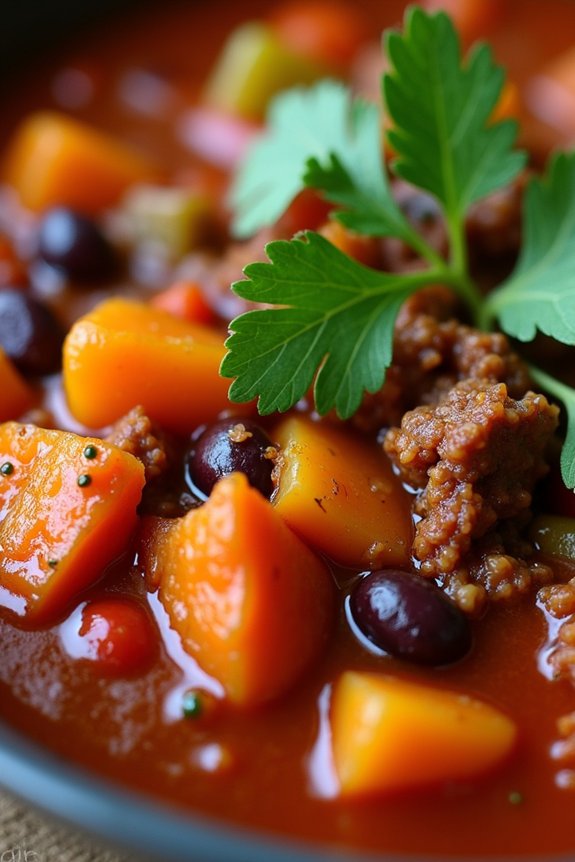 hearty spicy beef chili