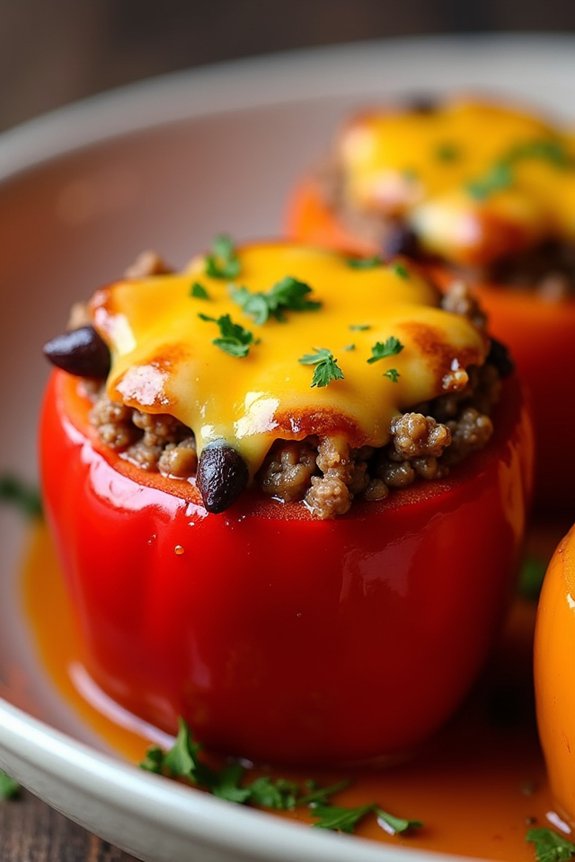 hearty stuffed bell peppers