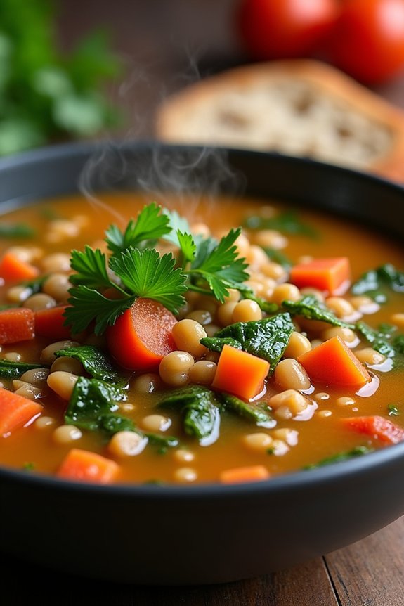 hearty vegetable lentil soup