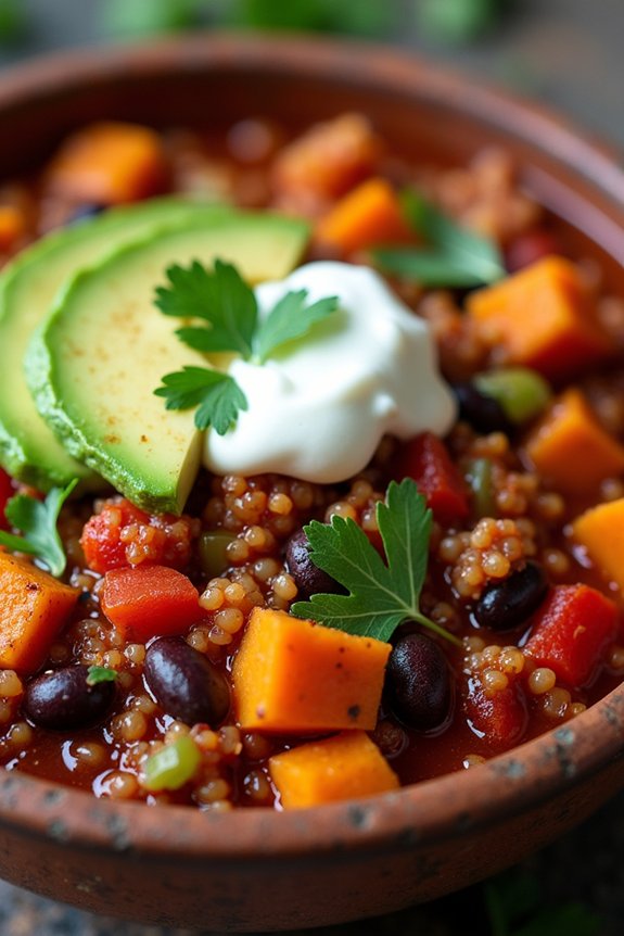 hearty vegetarian chili recipe