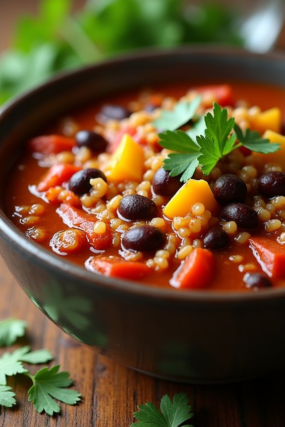 hearty vegetarian chili recipe