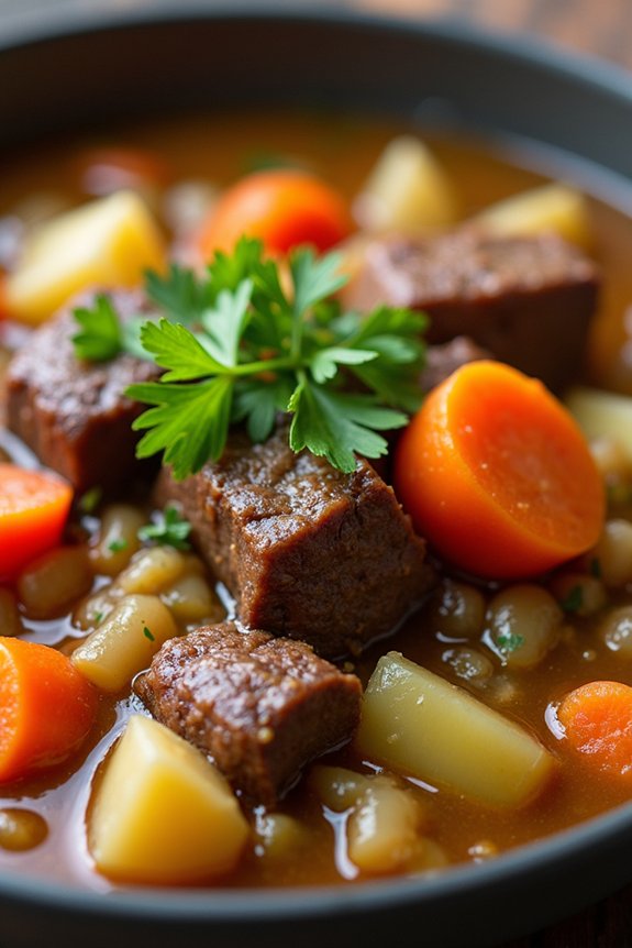 hearty winter beef stew