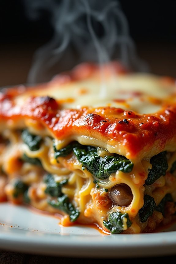 hearty winter vegetable lasagna