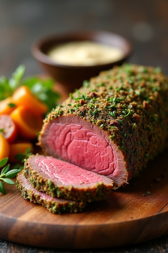 herb crusted tenderloin dinner recipe