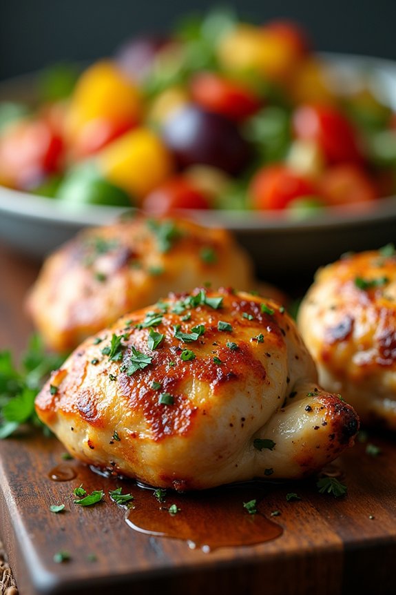 herb roasted chicken thighs recipe