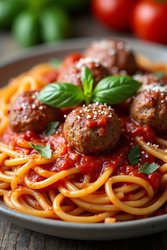 instant pot meatball spaghetti