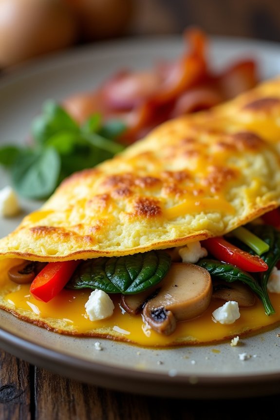 interactive breakfast omelette bar