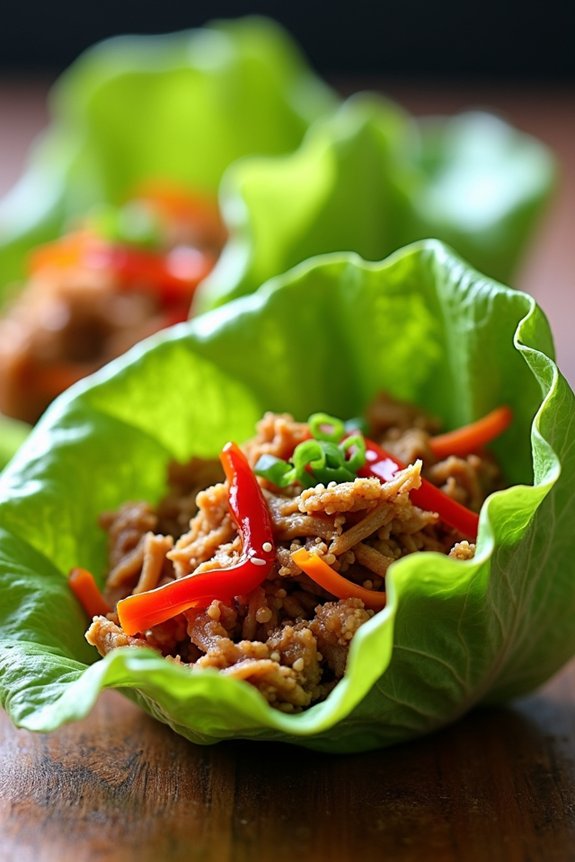 leftover pork lettuce wraps